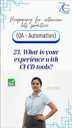 Day 23 | Java Selenium Interview QA | My Experience with CI/CD Tools | Zing Coders