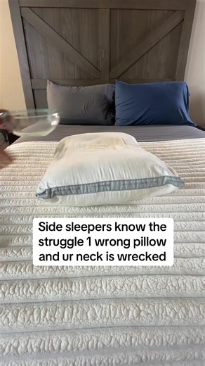Side sleepers know the struggle 1 wrong pillow