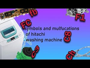 solution of hitachi washing machine problems