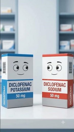 Diclofenac Potassium vs Sodium: What's the Difference? 💊 #pharmacy #pharmacist #diclofenac
