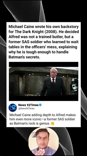 Michael Caine Crafted Alfred’s Backstory in The Dark Knight — Former SAS Soldier, Not Just a Butler