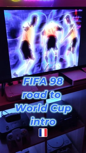 recuerdas esta intro? ⚽ Fifa 98 Road to World Cup - PSONE #retrogaming #fifaworldcup2026