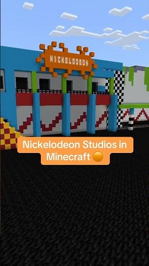 The ICONIC Nickelodeon Studios… but in Minecraft! 🟧📺