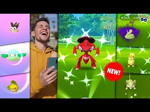 CATCHING SHINY GENESECT + NEW POKÉMON in Pokémon GO! (Unova Event Update)