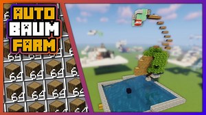 Die einfachste Holzfarm in Minecraft! (Minecraft Tutorial)