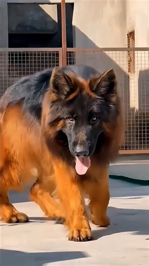 कुत्ते को ख़तरनाक कैसे बनाते हैं? How do you make a dog dangerous? German shepherd. जर्मन शेपर्ड।