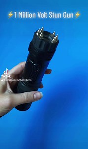 The Zap Light Extreme with spike electrodes to collect your attackers DNA. This stun device also features an ultra bright LED flashlight. 💥 www.personalsecurityproducts.net | Personal Security Products