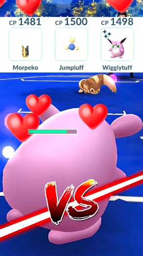 Morpeko ⚡ VS Skeledirge 🔥 in #pokemongo #ytshorts #battle #pvpteam