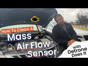 How to clean a Mass Air Flow Sensor | Nissan Code P0101