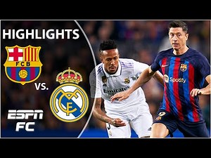 🚨COMPLETE TURNAROUND!🚨 Barcelona vs. Real Madrid | Copa Del Rey Highlights | ESPN FC