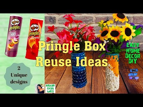 What to do with Pringles Box? How to Reuse Pringles Can? 2Awesome Home Decor Best Out Of Waste Hacks