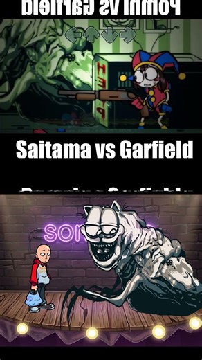 Epic Showdown: Pomni & Saitama Take on Gorefield - FNF Mod Gameplay! #fnf #fnfmod #saitama #garfi...
