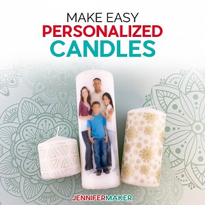 DIY Personalized Candles with Your Own Photos!