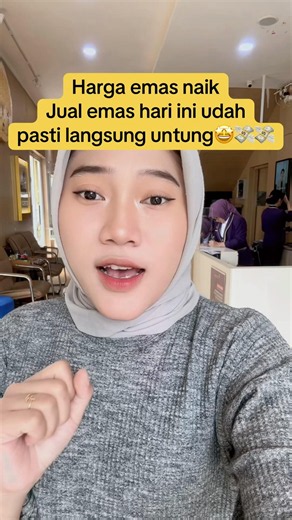 Harga emas hari ini naik, jual emas hari ini udah pasti untung dan jadi cuan🤩💸#rajaemasindonesia