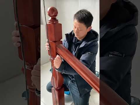 Solid Wood Stair Railing Installation Process