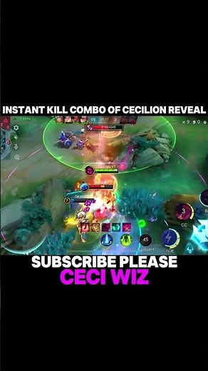 CECILION: INSTANT KILL COMBO OF CECILION REVEAL | TOP GLOBAL CECILION BEST BUILD AND EMBLEM - MLBB