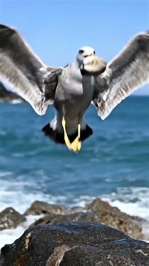 intelligent seagulls #animals #nature
