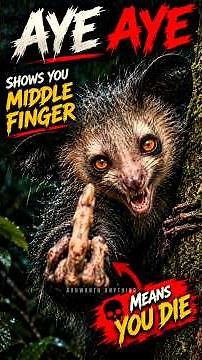The Aye-Aye: The World’s Creepiest Rare Animal 👀 #facts #shorts #intrestingfacts #ayeaye