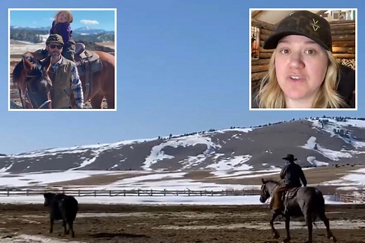 Kelly Clarkson shares a video of her amazing Montana mansion ranch