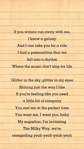 #levitating #song #lyrics