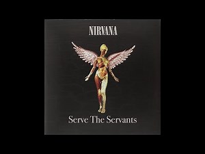 Nirvana Serve The Servants guitar backing track with Vocals