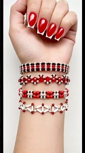 Easy beading patterns for diy beaded bracelets #bracelets #braceletmaking #diy