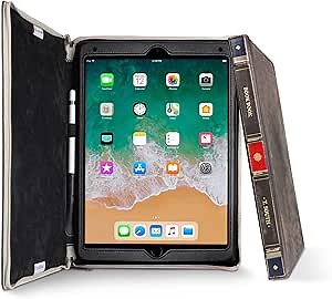 Twelve South BookBook for iPad Air/Pro 10.5" | Hardback Leather case, Pencil Storage and Easel for iPad Pro/Air + Apple Pencil