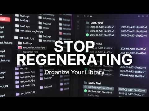 AI Library Organization System - Stop Regenerating Assets