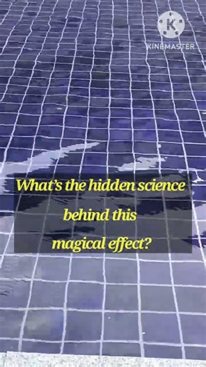 🤔 Why does a line under water look like it’s shaking and wavy when water has ripples?