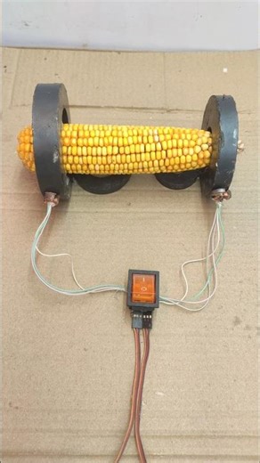 how to make popcorn at home with you double magnet and magnetic field_Dc Motor