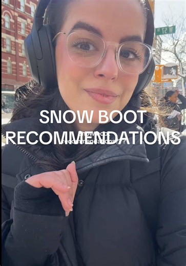 Must be truly 100% waterproof obviously too! Also open to a chunky platform moment #snowboots #snowbootsforwomen #winterfashion #nycwinter