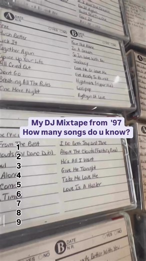 16K views · 530 reactions | My cassette DJ mixtapes from the 90's! I recorded these sets in my bedroom in high school. How well does my teenage taste in dance tracks hold up 25+ years later? And how many of these classics do you remember? #cassette #mixtape #djmix #12inchsingle #90shouse | James Anthony | Facebook