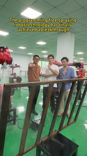 1K views | #WeldingRobot #robot #robotfactory#Programming-free spraying robot#Six-axis robot | robot-Jacob | Facebook