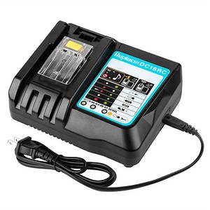[Hot Item] Li-ion Power Tools Battery Charger DC18RC Replacement for Makita 14.4V 18V Cordless Drill Charger for Makita Bl1830 Bl1840 Bl1850 Bl1860 Charger