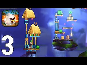 Angry Birds 2 Gameplay Walkthrough Part 3 - Cobalt Plateaus Feathery Hills Tutorial [iOS/Android]