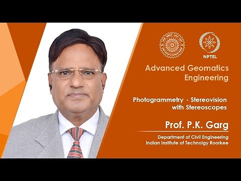 Lecture 08: Photogrammetry - Stereovision with Stereoscopes