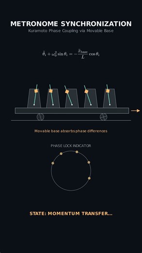 The Physics of Perfect Synchronization #shorts #physics #science