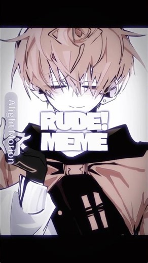 🧡RUDE!🧡(Gemini ver.) #제미니 #리레 #리레볼루션 #edit #anime #alightmotion