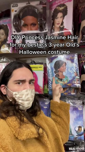 Transforming a Store-Bought Jasmine Wig for Halloween