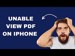 Unable view PDF on iPhone-- 100% Fix!