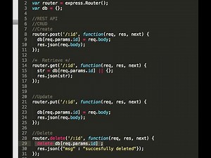 In 5 minutes, REST API with Express and Node.js