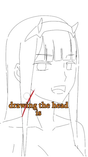 Mistake When Drawing Head - Quick Art Tips #art #sketch #shorts #tutorial #drawingtutorial #anime