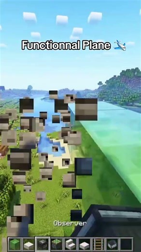 Minecarft working plane build hack #minecraft