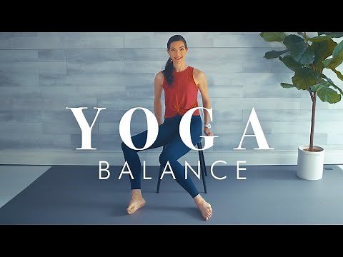Chair Yoga for Fall Prevention // Osteoporosis friendly! Improve your Balance & Posture