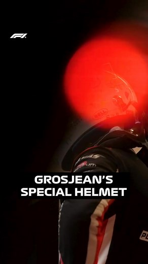 Five years in the making, Romain Grosjean gets to use a very special helmet 🥹 #F1 #Formula1 | F1 News Daily