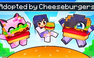 【Aphmau】被干酪汉堡包在Minecraft中收养