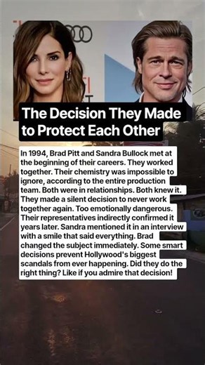 Brad Pitt and Sandra Bullock Had Unmissable Chemistry—Then They Made One Secret Decision to Protect