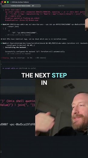 Debugging GitHub Actions & Terraform: From Failure to Fix! #shorts