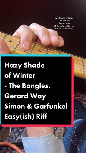 Hazy Shade of Winter Guitar Cover ft. Gerard Way & The Bangles