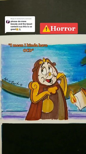 Lumière & Cogsworth Interaction in Beauty and the Beast